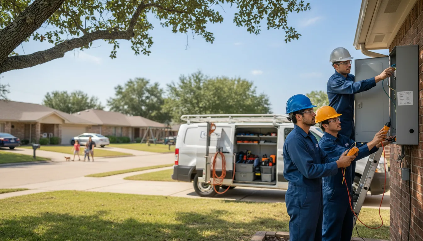 Certified electrician providing emergency electrical services in Lake Crystal, MN